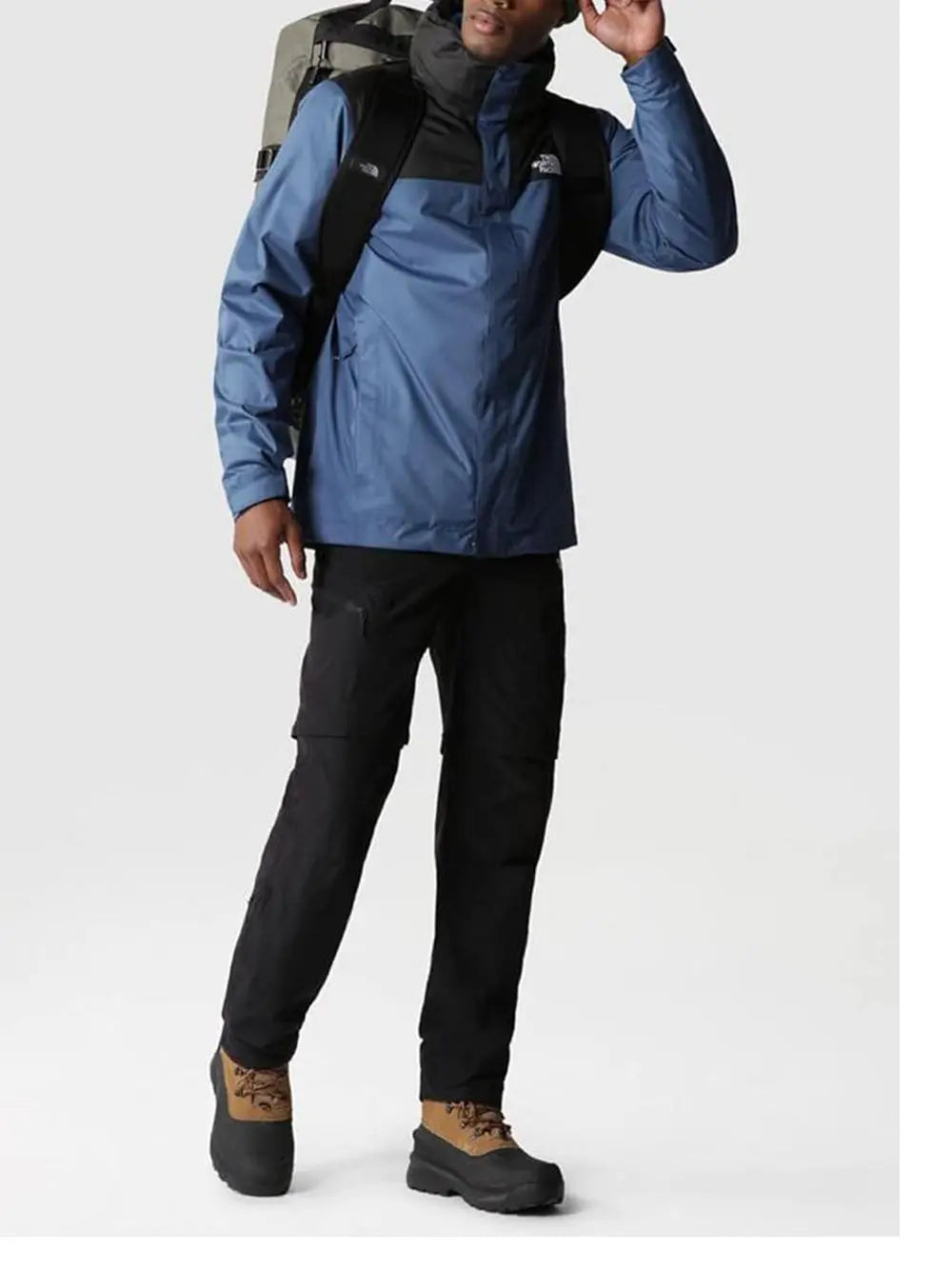 Pantalone Sportivo The North Face Uomo Exploration Conv Reg Tapered Nero The North Face Angolo dello Sport