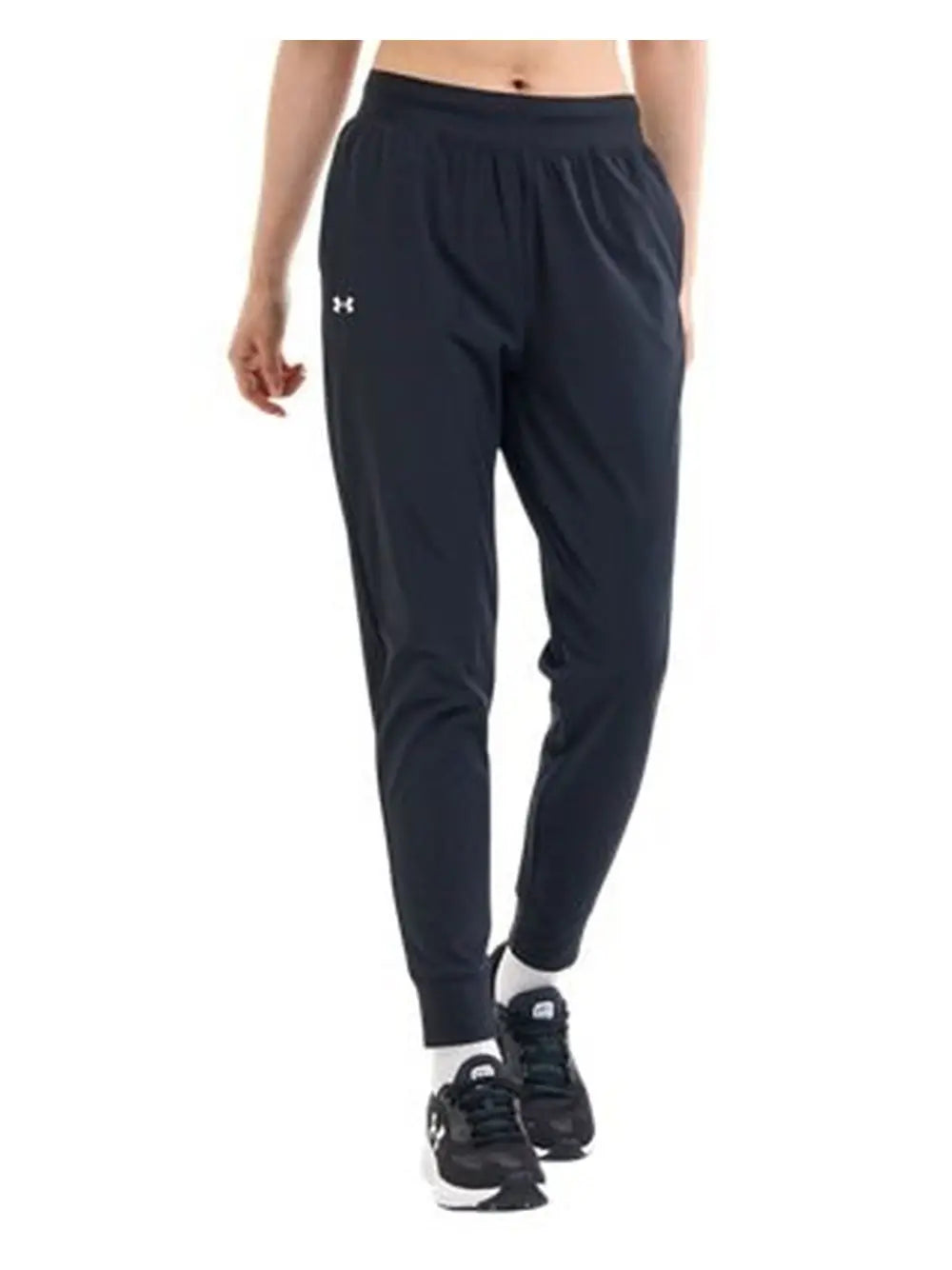 Pantalone Sportivo Under Armour UA RIVAL HI RISE WOVEN Donna - Nero