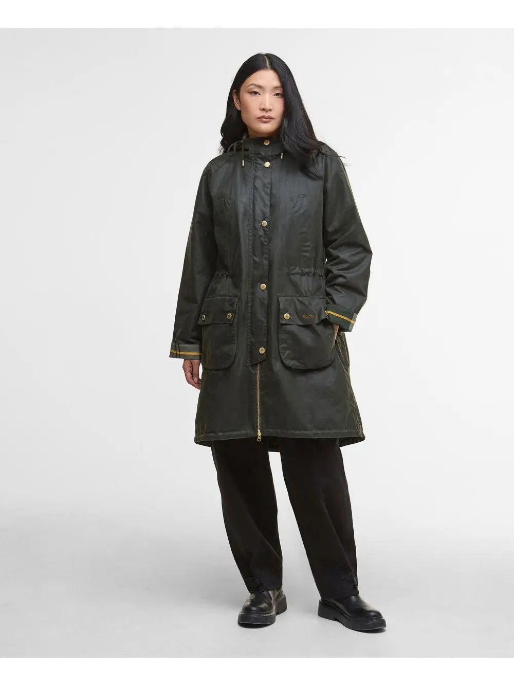 Parka Barbour marcy wax Donna - Verde
