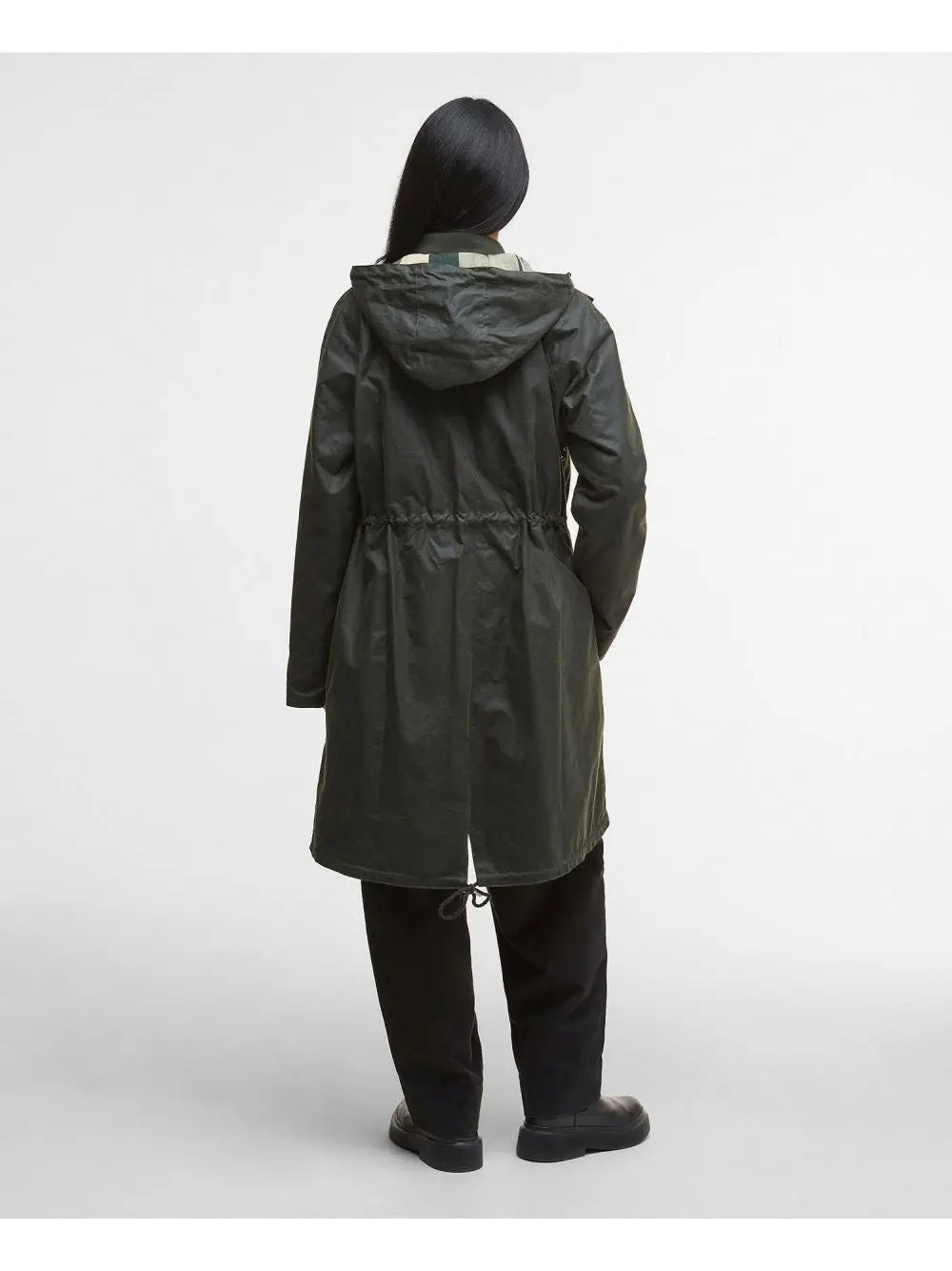 Parka Barbour marcy wax Donna - Verde