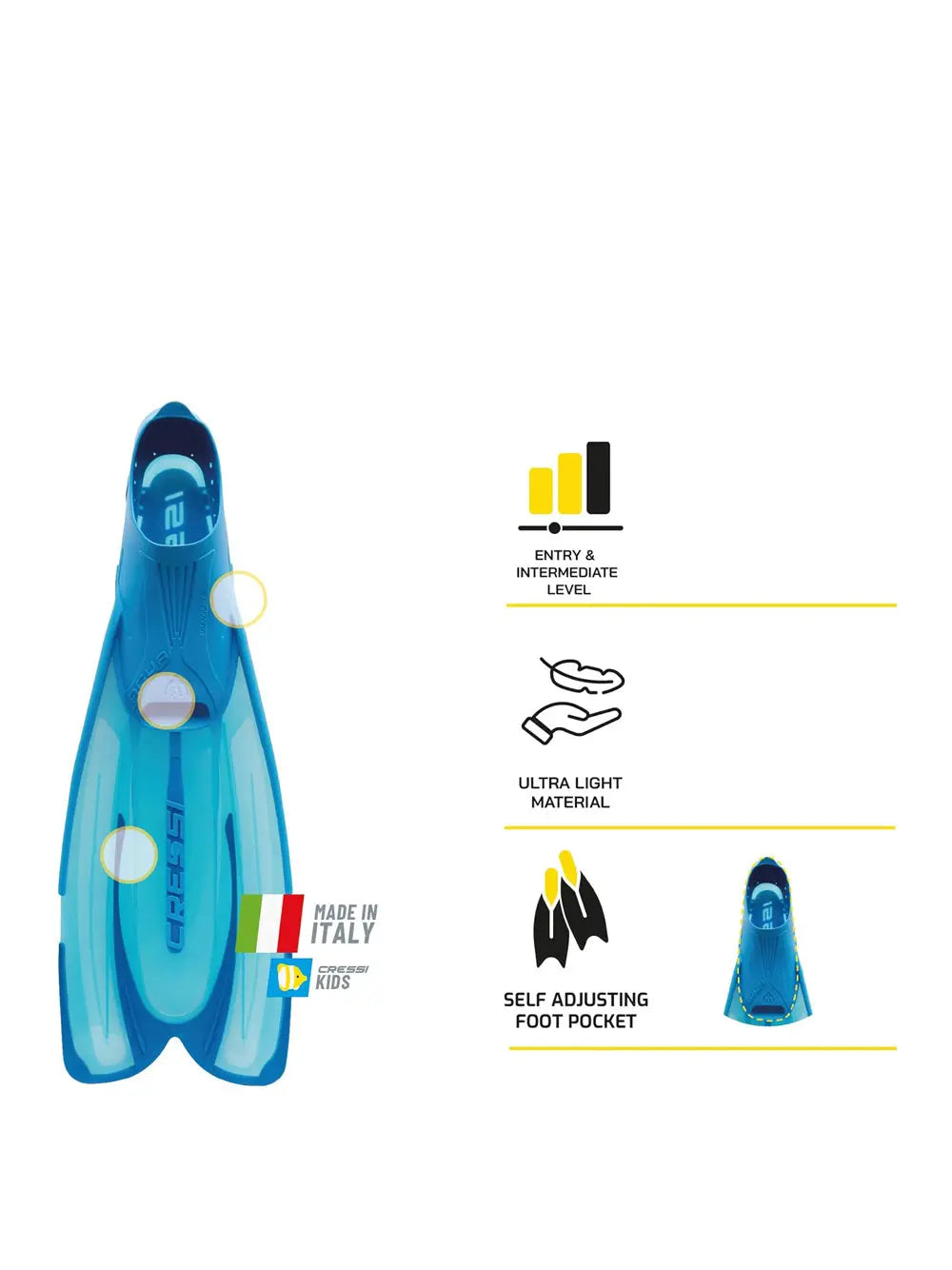 Pinne Agua Cressi Unisex