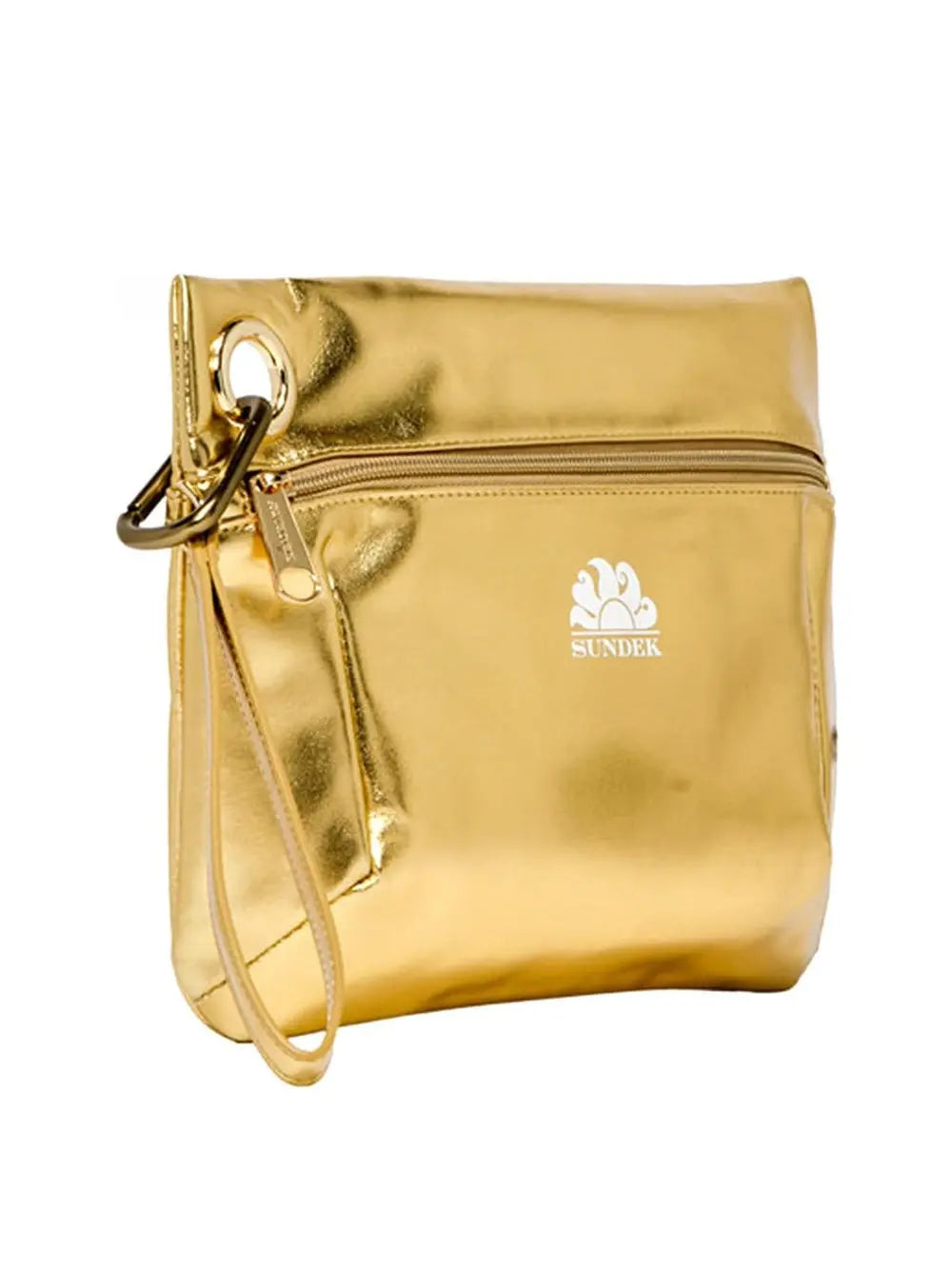 Pochette Sundek Donna Laminated Clutch Oro Sundek  Angolo dello Sport