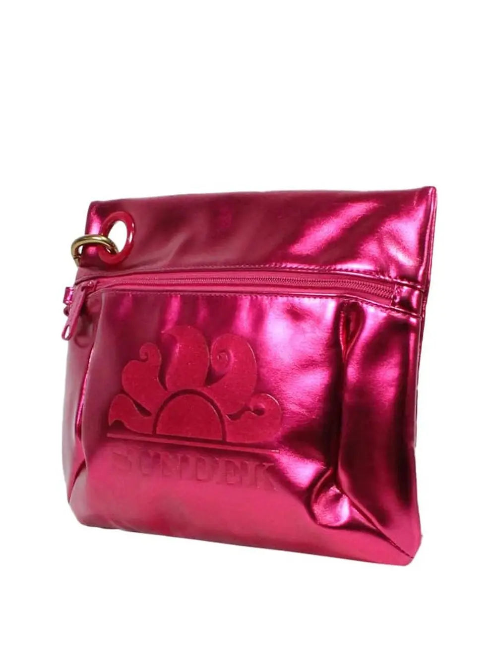 Pochette Sundek Donna Laminated Clutch Rosa Sundek Angolo dello Sport