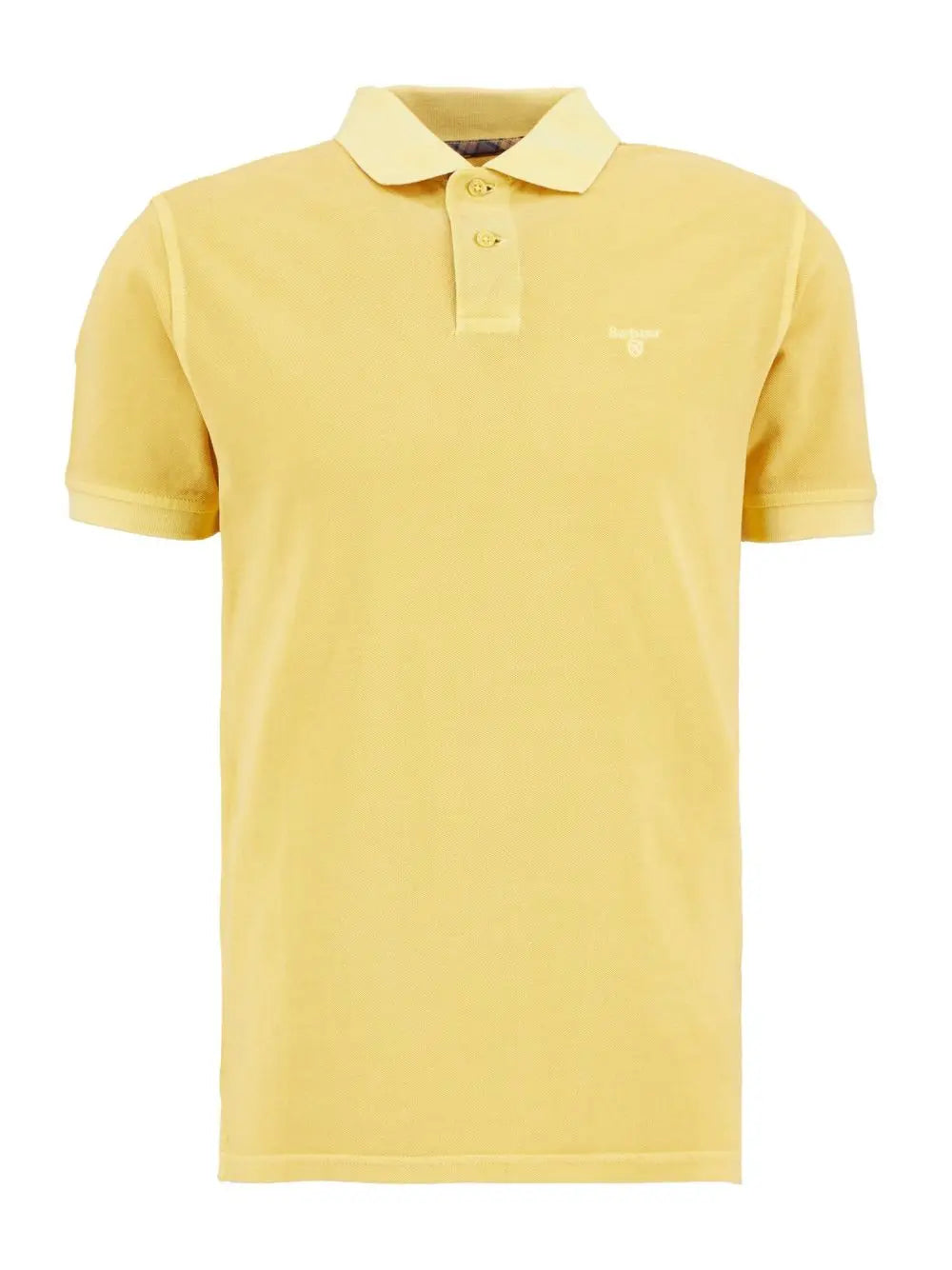Polo Barbour washed tartan Uomo - Giallo