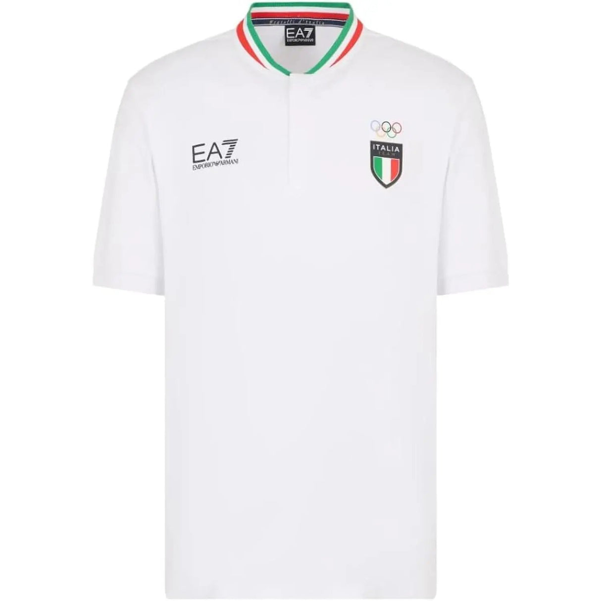 Polo EA7 Uomo Bianco