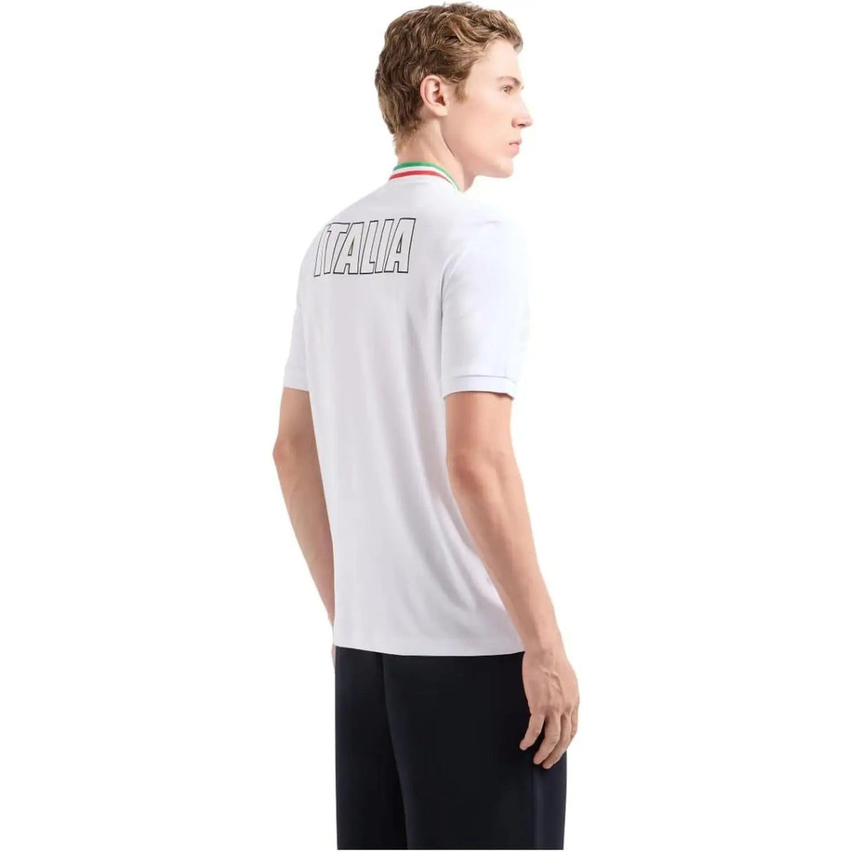 Polo EA7 Uomo Bianco