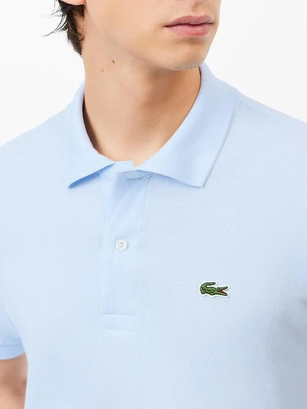 Polo Lacoste Uomo - Celeste
