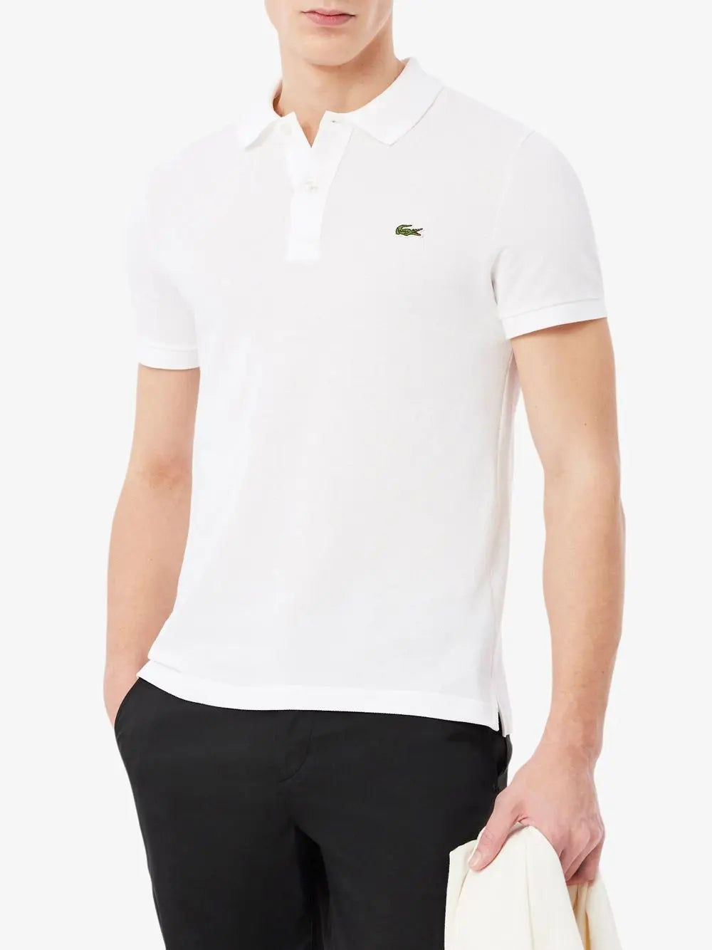 Polo Lacoste slim fit Uomo - Bianco