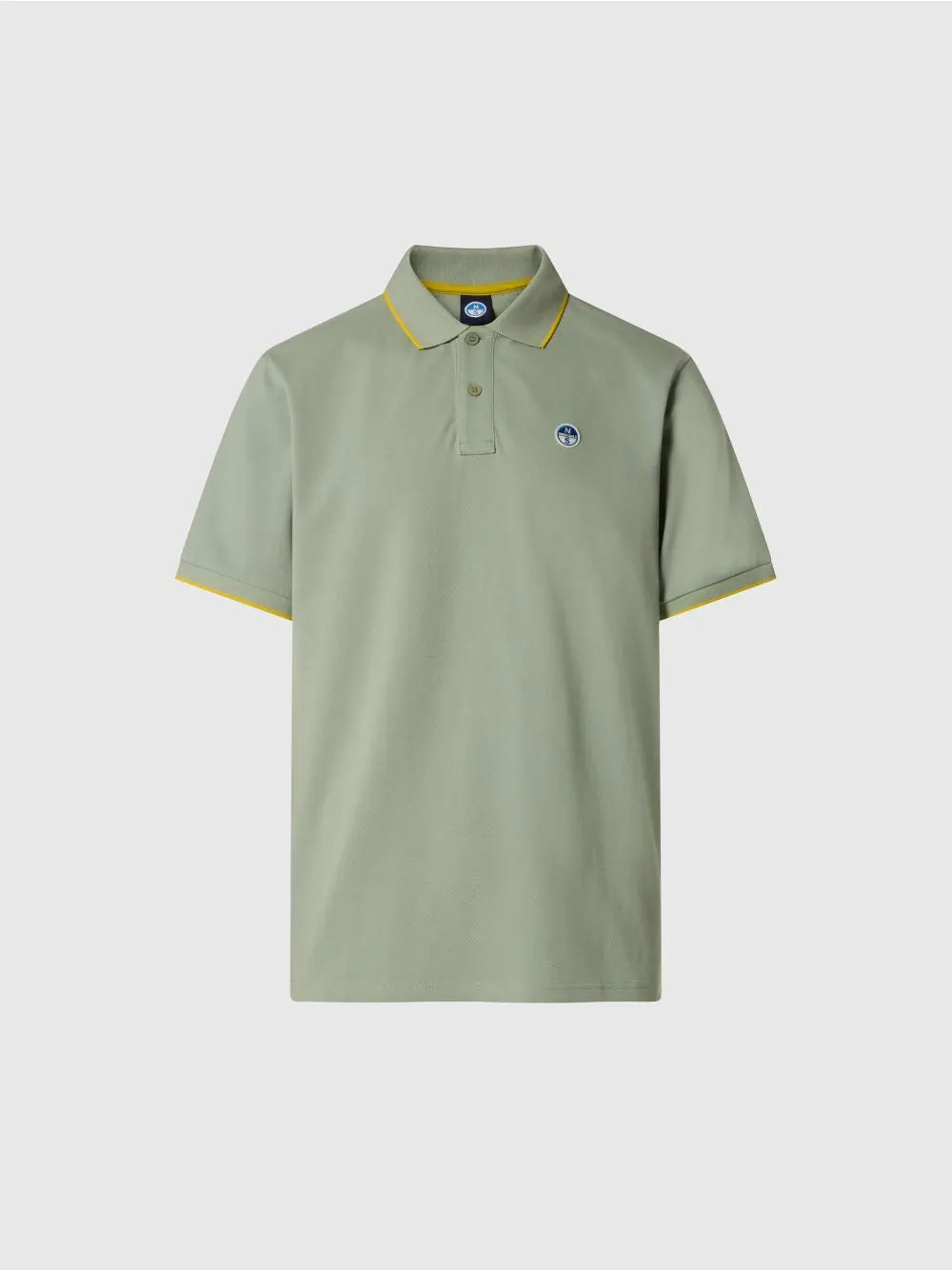 Polo North Sails con bordi a contrasto Uomo - Verde