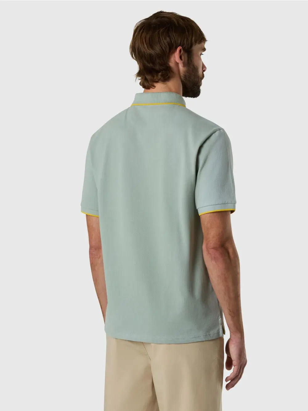 Polo North Sails con bordi a contrasto Uomo - Verde
