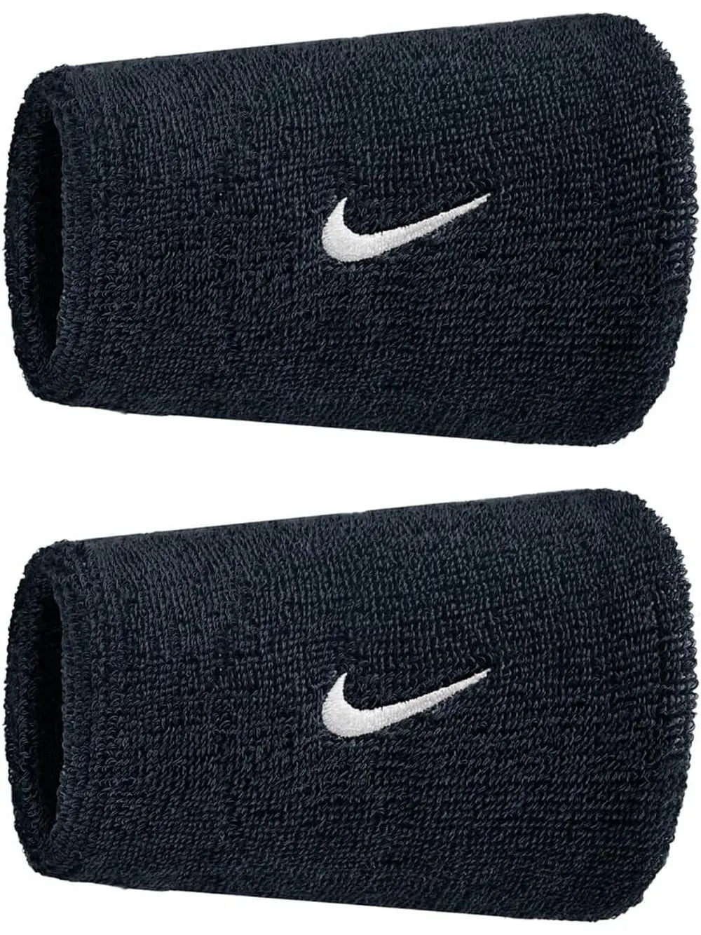 Polsini Nike swoosh dw wristbands Unisex - Nero