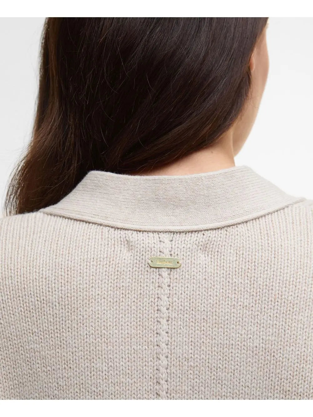 Pullover Barbour fave knitted Donna - Bianco