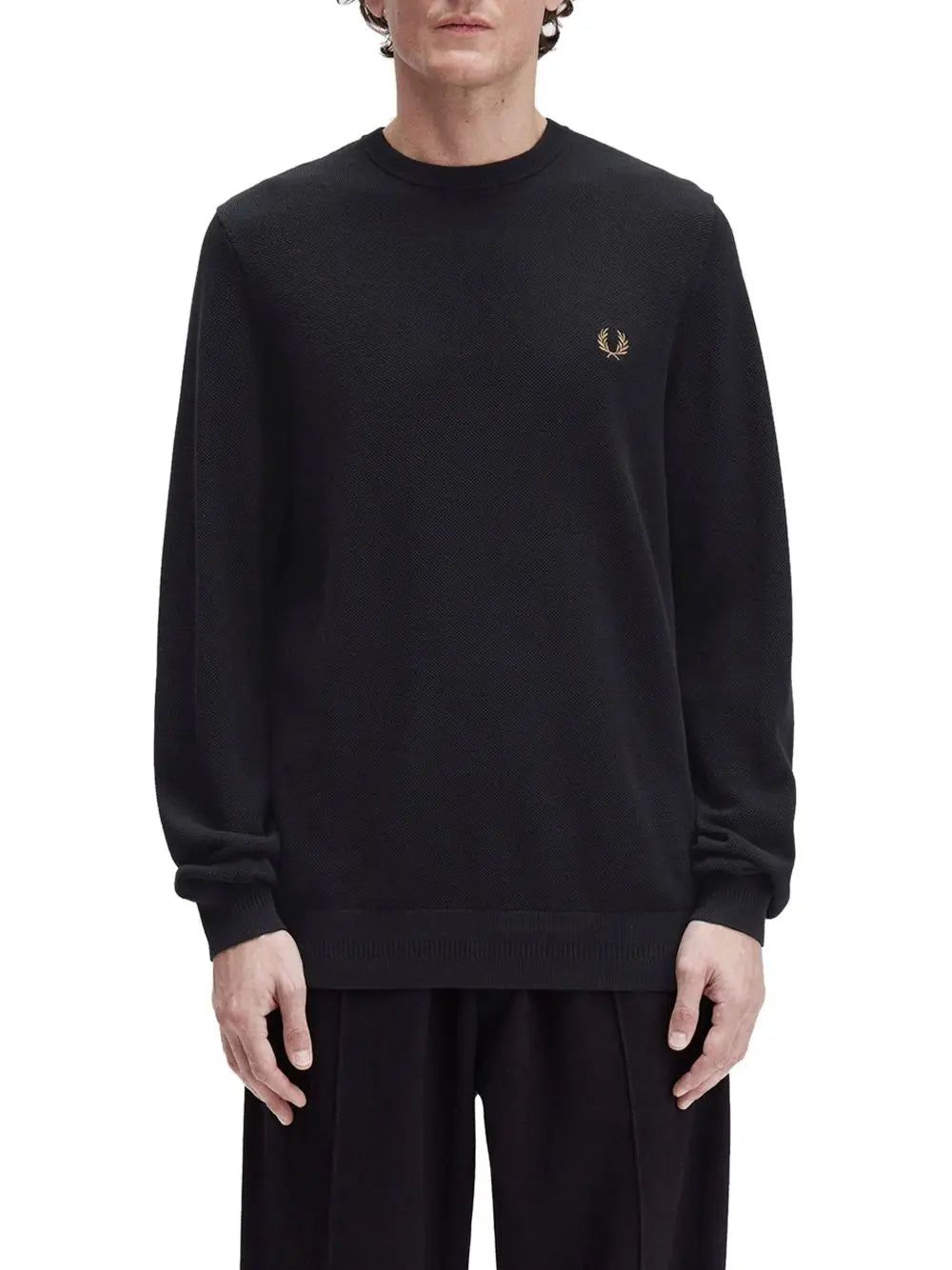 Pullover Fred Perry Uomo - Nero