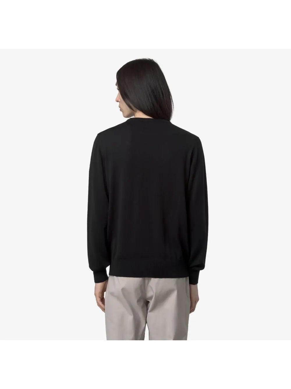Pullover K-Way SEBASTIEN MERINO Uomo - Nero