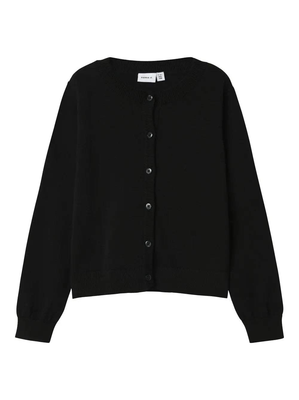Pullover Name It VALANE LS KNIT CARD NOOS Bambina - Nero