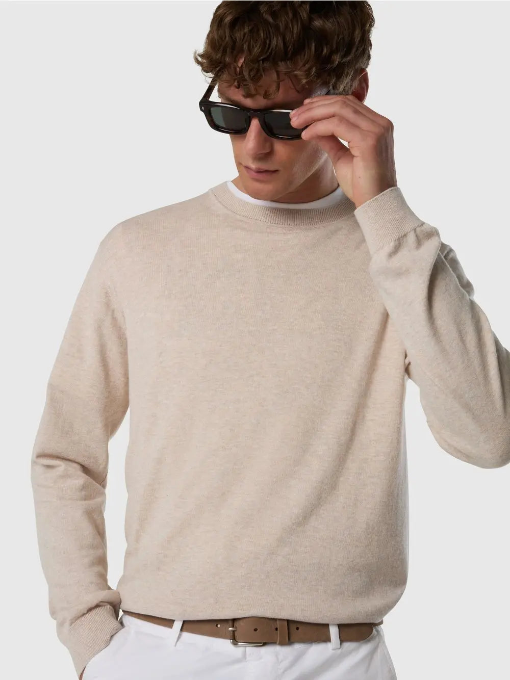 Pullover North Sails girocollo leggero Uomo - Beige