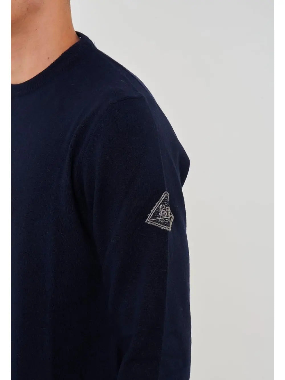 Pullover Roy Roger's Crew Neck Man Uomo - Blu