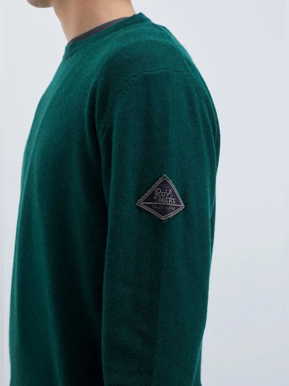Pullover Roy Roger's Crew Neck Man Uomo - Verde