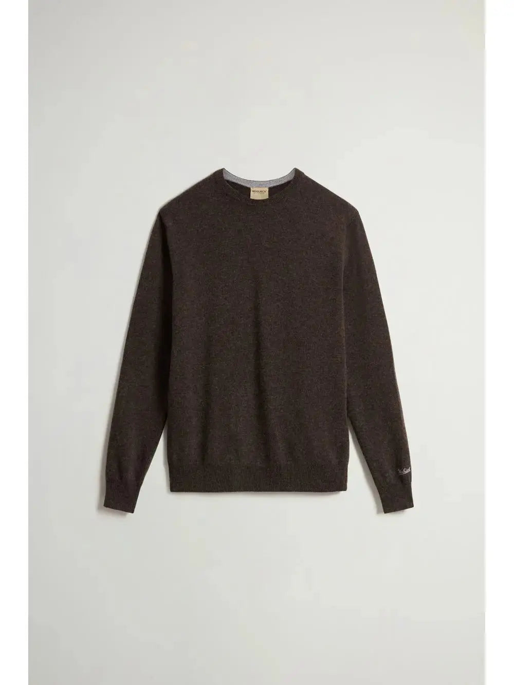 Pullover Woolrich LAMBSWOOL CREWNECK Uomo - Marrone