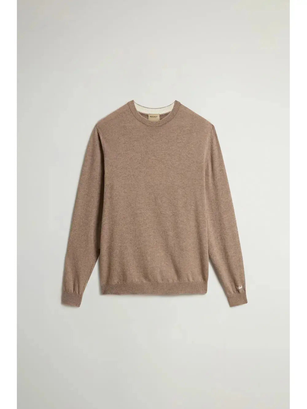 Pullover Woolrich LAMBSWOOL CREWNECK Uomo - Marrone