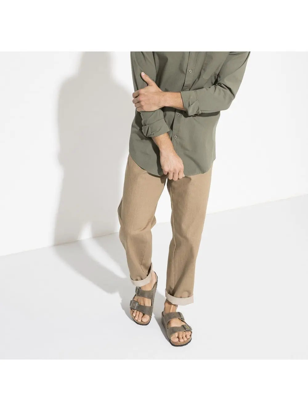 Sandali Birkenstock ARIZONA SFB Uomo - Verde