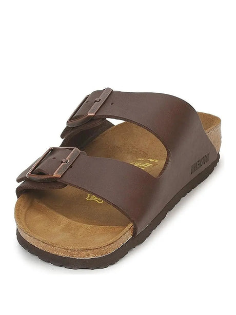 Sandali Birkenstock Unisex Arizona Bf Fascia Marrone Birkenstock  Angolo dello Sport