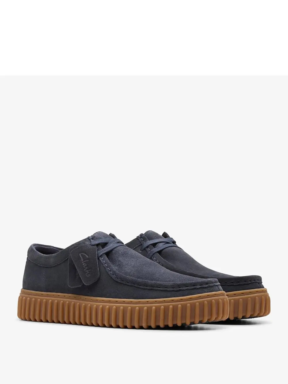 Scarpe Clarks torhill lo Uomo - Navy
