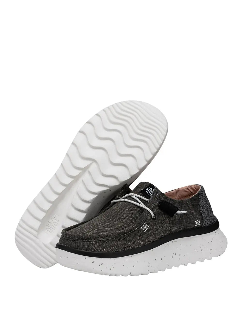 Scarpe In Tela Heydude Donna Wendy Peak Chambray Nero Hey Dude  Angolo dello Sport