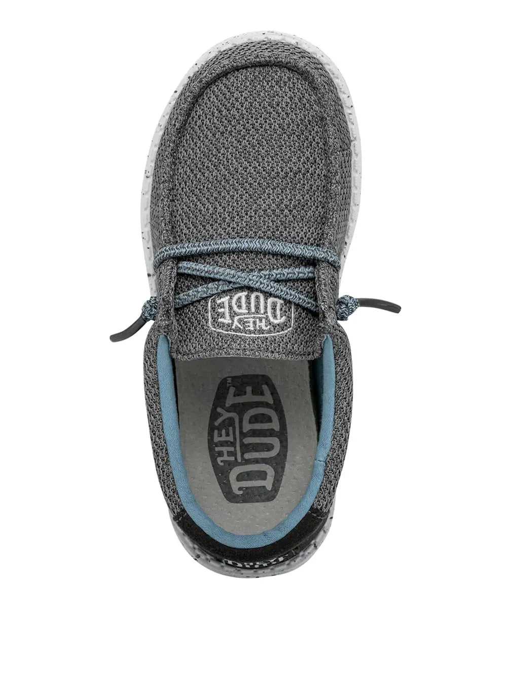 Scarpe In Tela Heydude Jr Bambino Wally Grigio Hey Dude  Angolo dello Sport