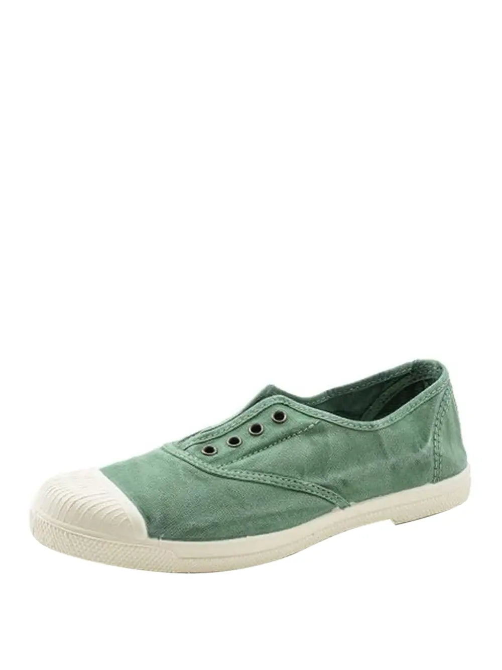 Scarpe In Tela Natural World Donna Ingles Elastico Enzimatico Verde Natural World Angolo dello Sport