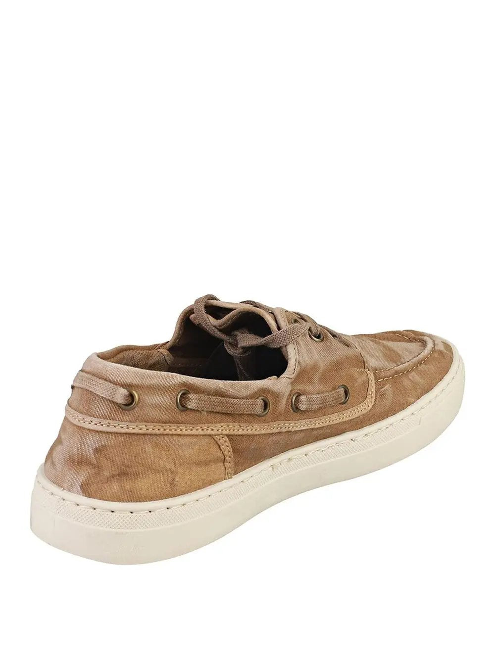 Scarpe In Tela Natural World Uomo Nautico Enzimatico Beige Natural World Angolo dello Sport