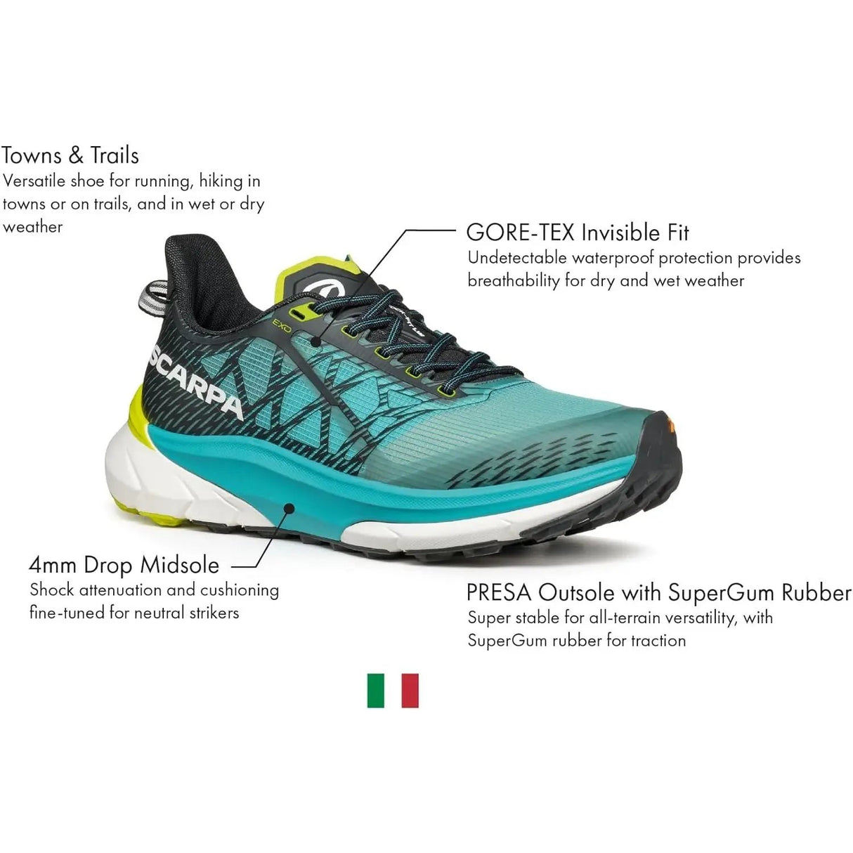 Scarpe Trekking Scarpa Uomo Golden Gate 2 Multicolore Scarpa Angolo dello Sport