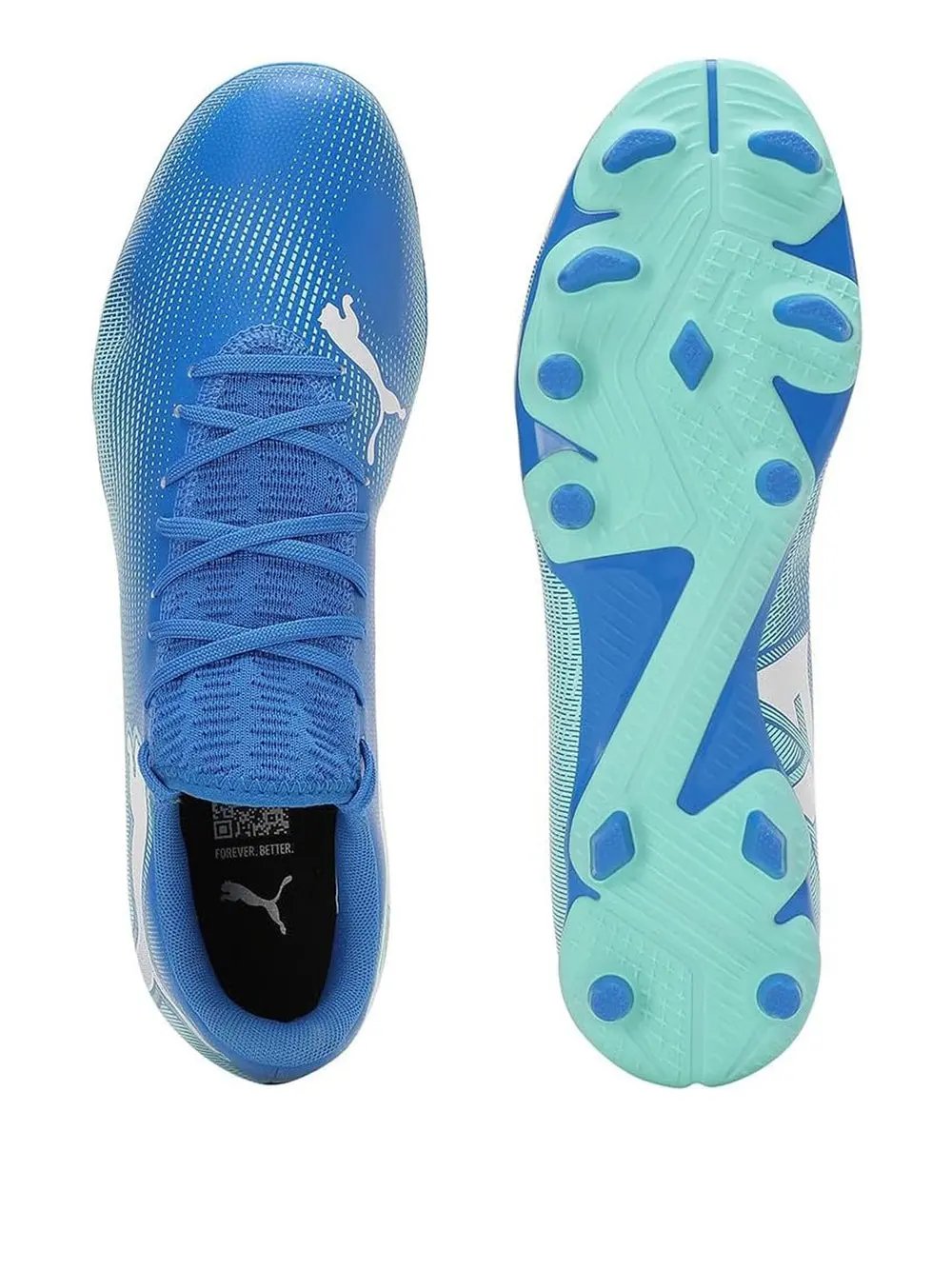 Scarpini Puma Uomo Future 7 Play Fg/ag Blu Puma Angolo dello Sport