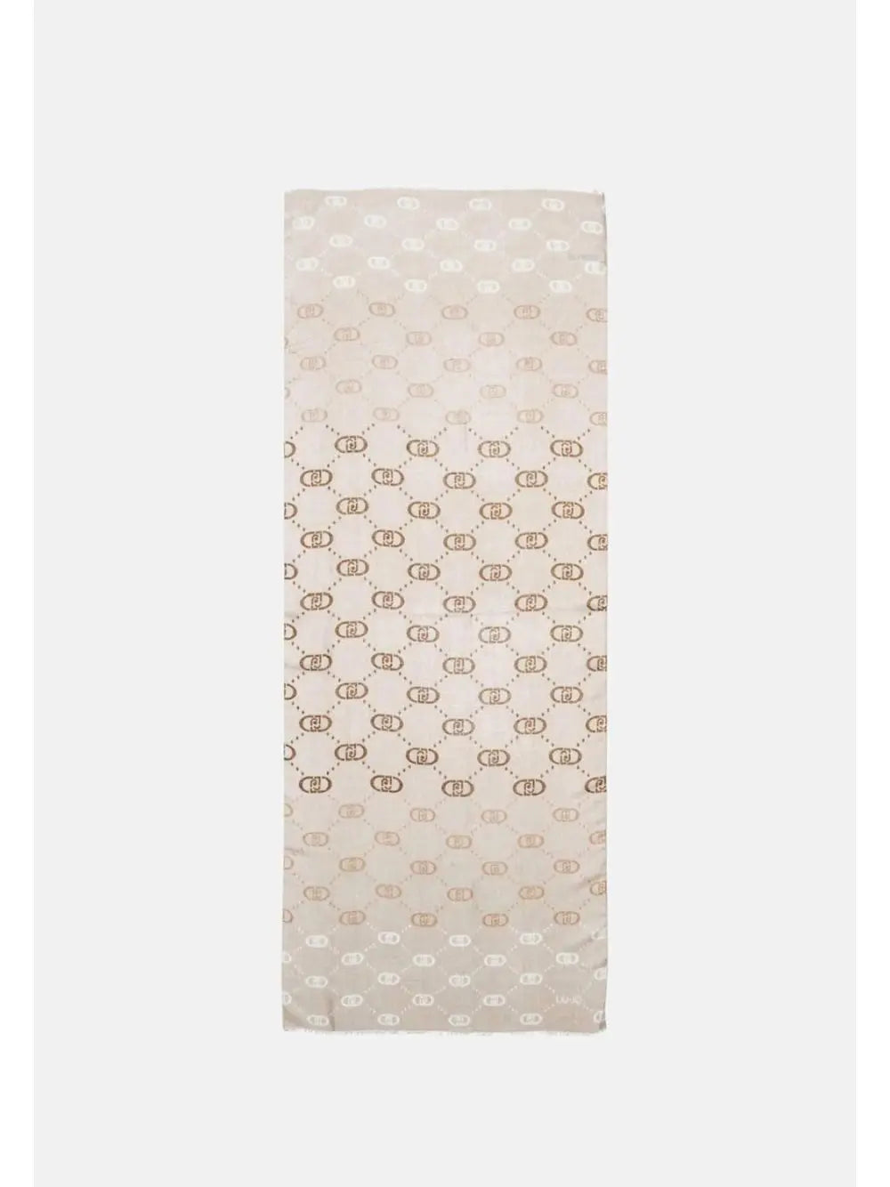 Sciarpa Liu Jo DEGRADE LOGO 70X180 Donna - Beige