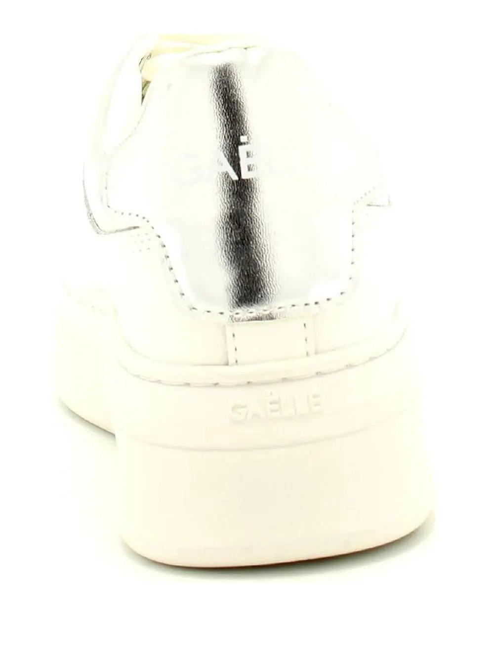 Sneakers Gaelle Donna Addict In Action Leather Con Inserti In Laminato Argento Gaelle Angolo dello Sport
