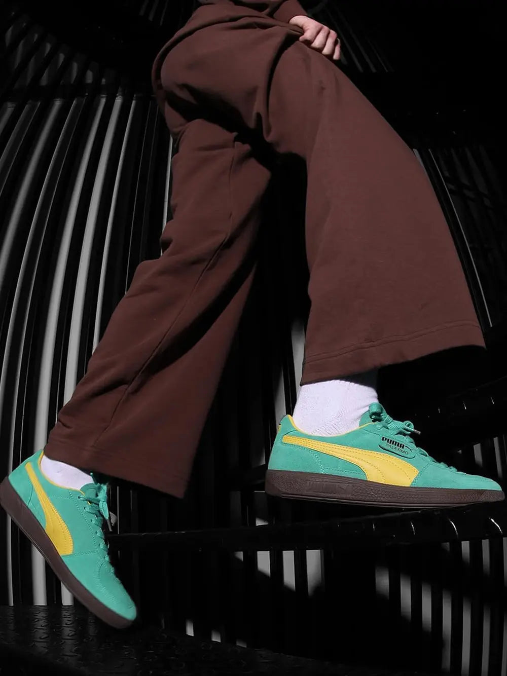 Sneakers Puma Unisex Palermo Turchese Puma Angolo dello Sport