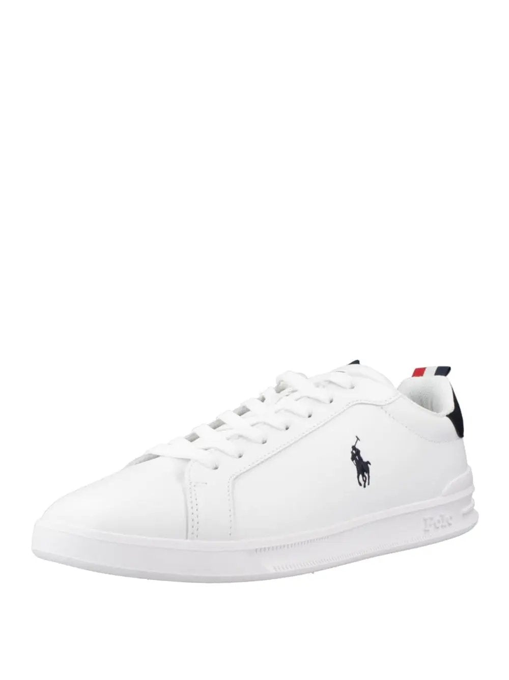 Sneakers Ralph Lauren Uomo Hrt Ct Ii Low Top Lace Bianco Ralph Lauren Angolo dello Sport