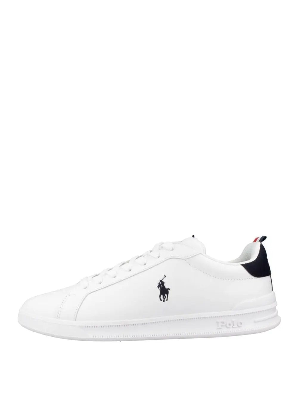 Sneakers Ralph Lauren Uomo Hrt Ct Ii Low Top Lace Bianco Ralph Lauren Angolo dello Sport