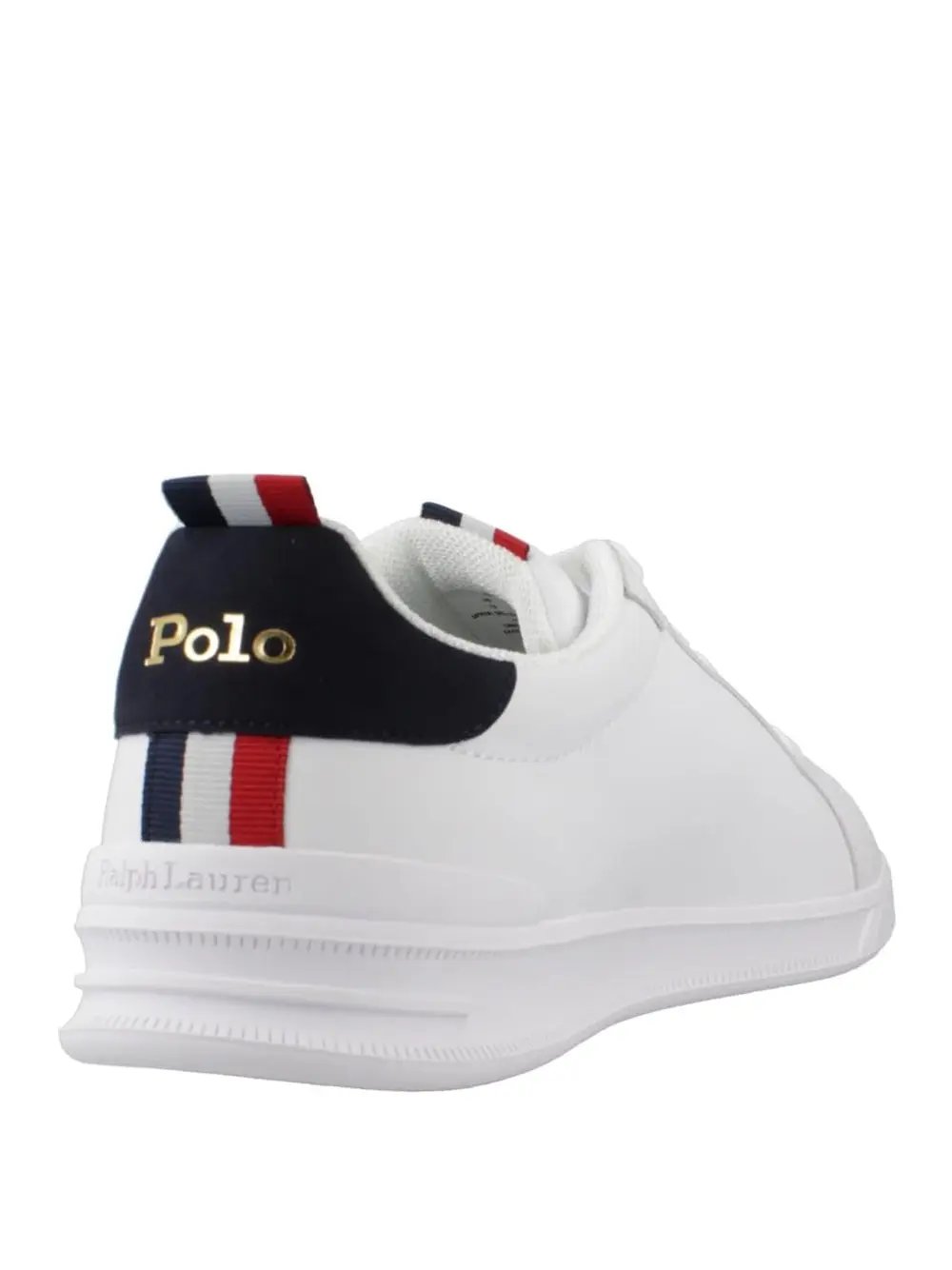 Sneakers Ralph Lauren Uomo Hrt Ct Ii Low Top Lace Bianco Ralph Lauren Angolo dello Sport