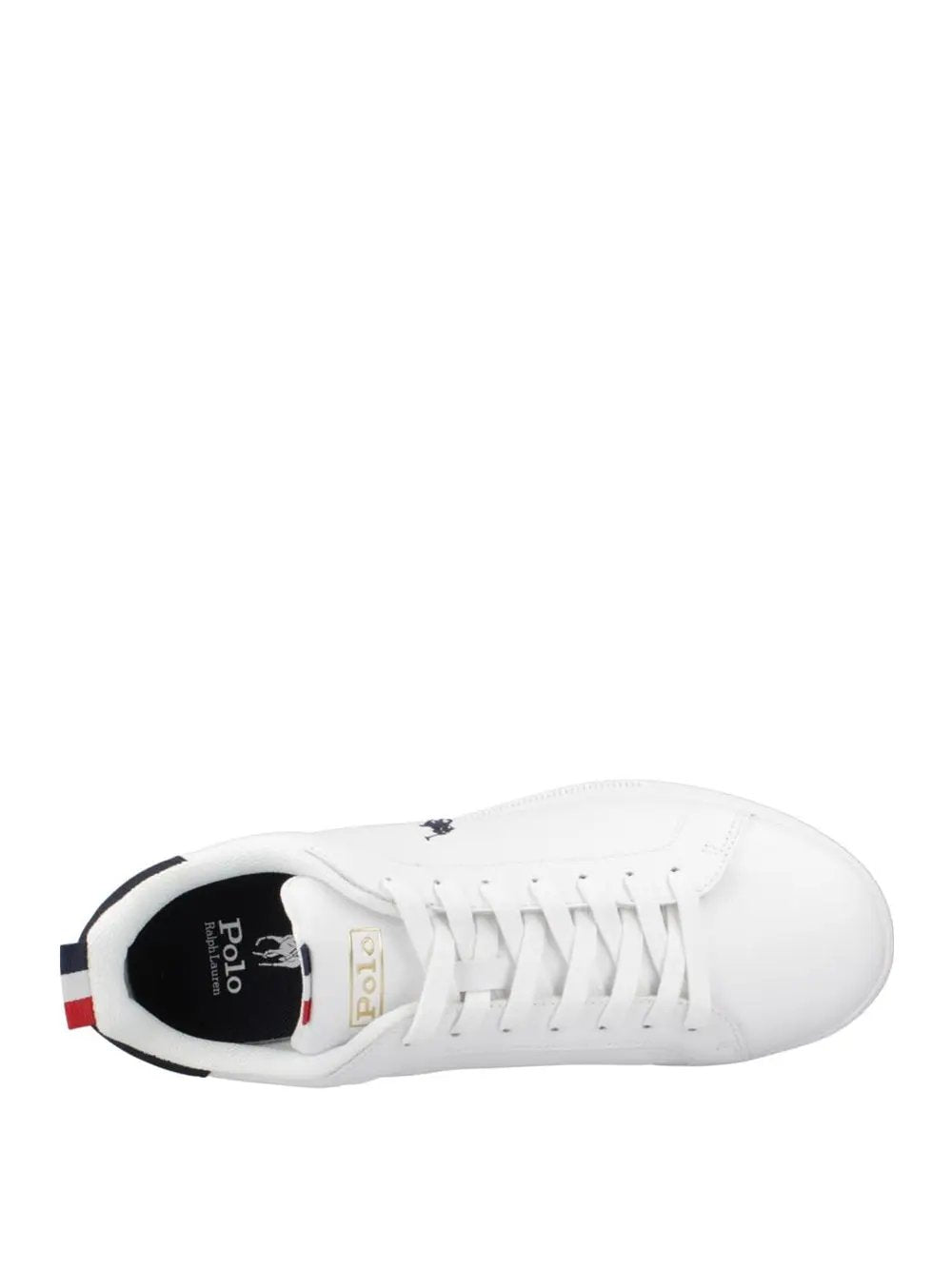 Sneakers Ralph Lauren Uomo Hrt Ct Ii Low Top Lace Bianco Ralph Lauren Angolo dello Sport