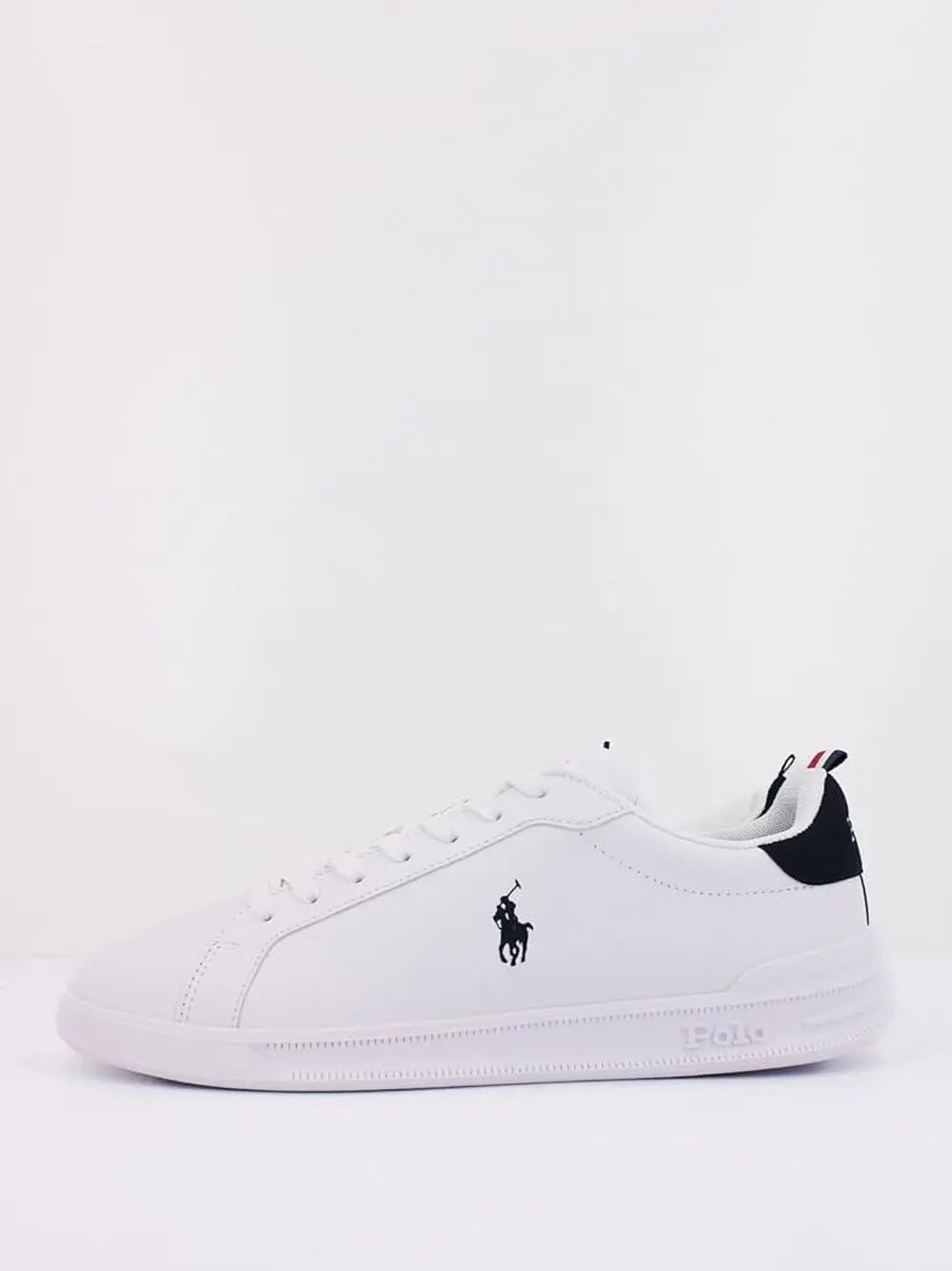 Sneakers Ralph Lauren Uomo Hrt Ct Ii Low Top Lace Bianco Ralph Lauren Angolo dello Sport