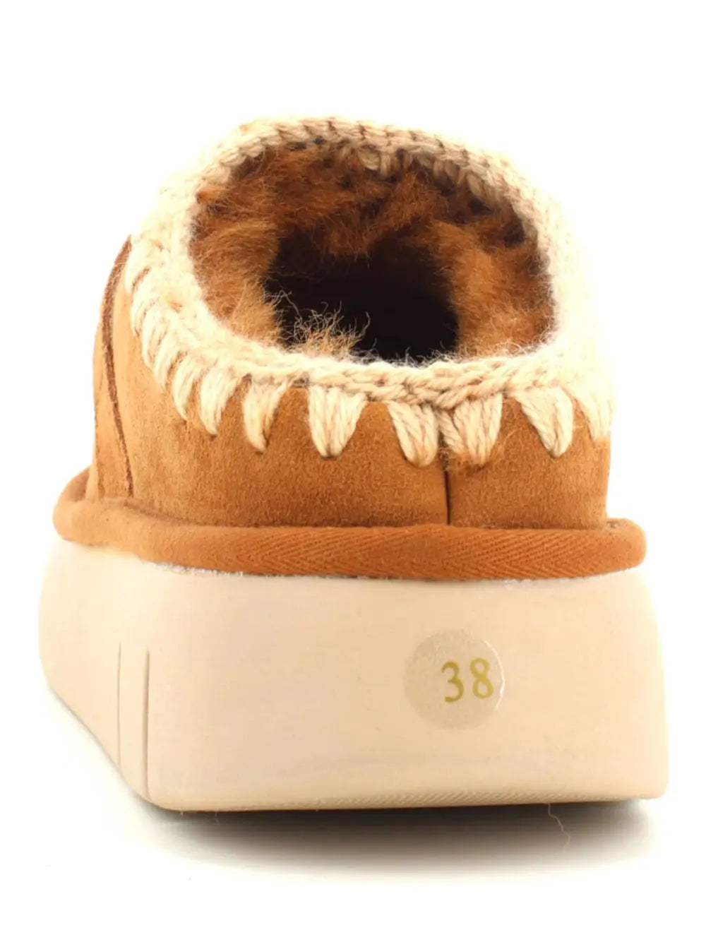 Stivaletti Mou Donna Bounce Clog Metal Logo Marrone Mou Angolo dello Sport