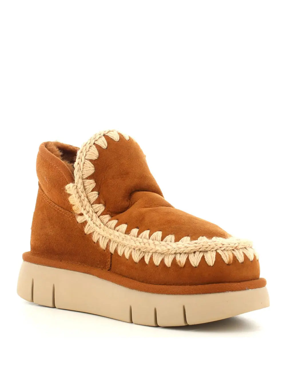 Stivaletti Mou Donna Eskimo Bounce Sneaker Marrone Mou Angolo dello Sport