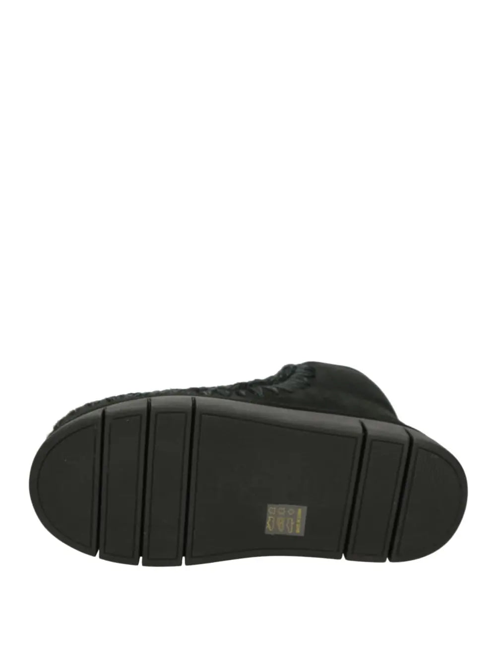 Stivaletti Mou Donna Eskimo Bounce Sneaker Nero Mou Angolo dello Sport