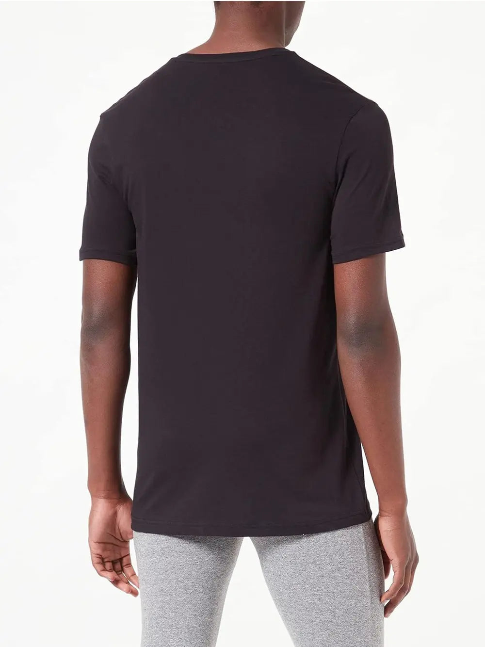 T-Shirt Adidas Uomo Acrc - 3pk V Neck T-Shirt Nero Adidas Angolo dello Sport