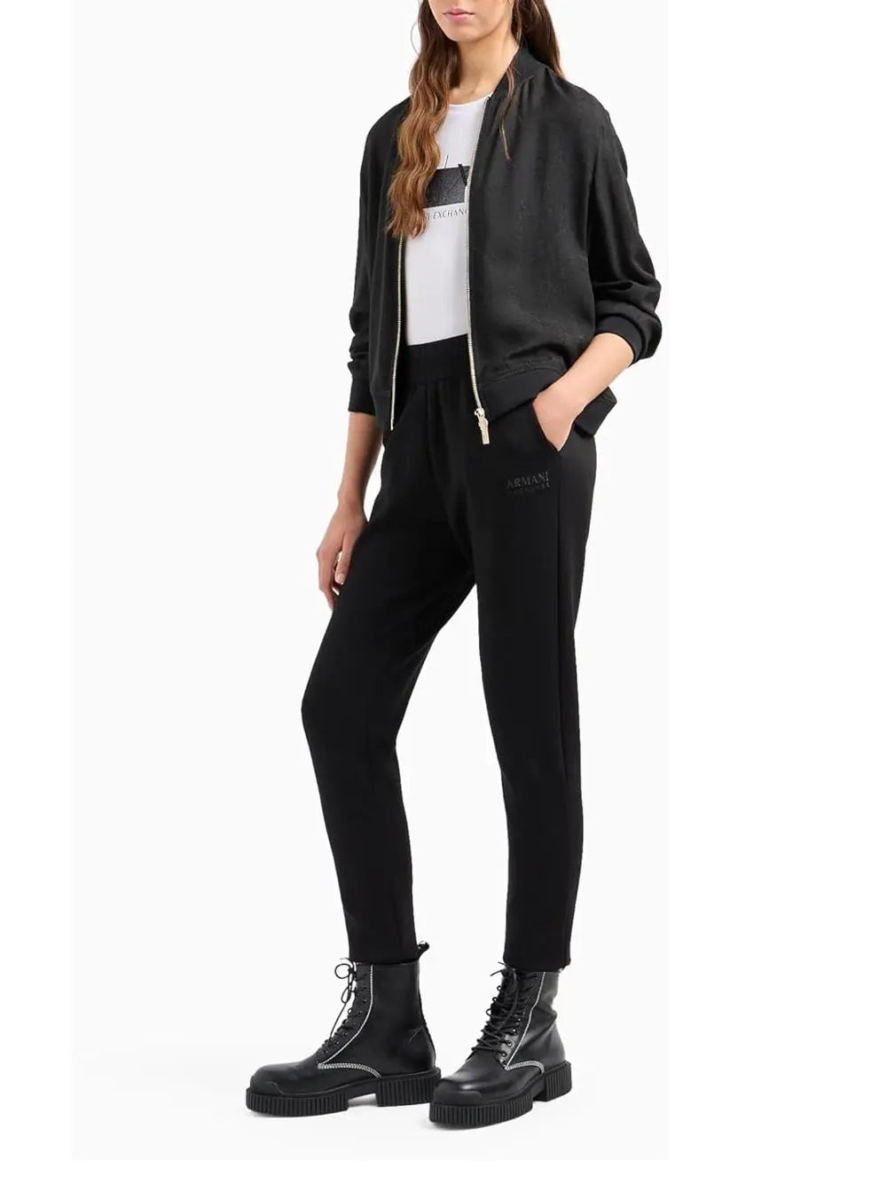 T-Shirt Armani Exchange Donna Bianco Armani Angolo dello Sport