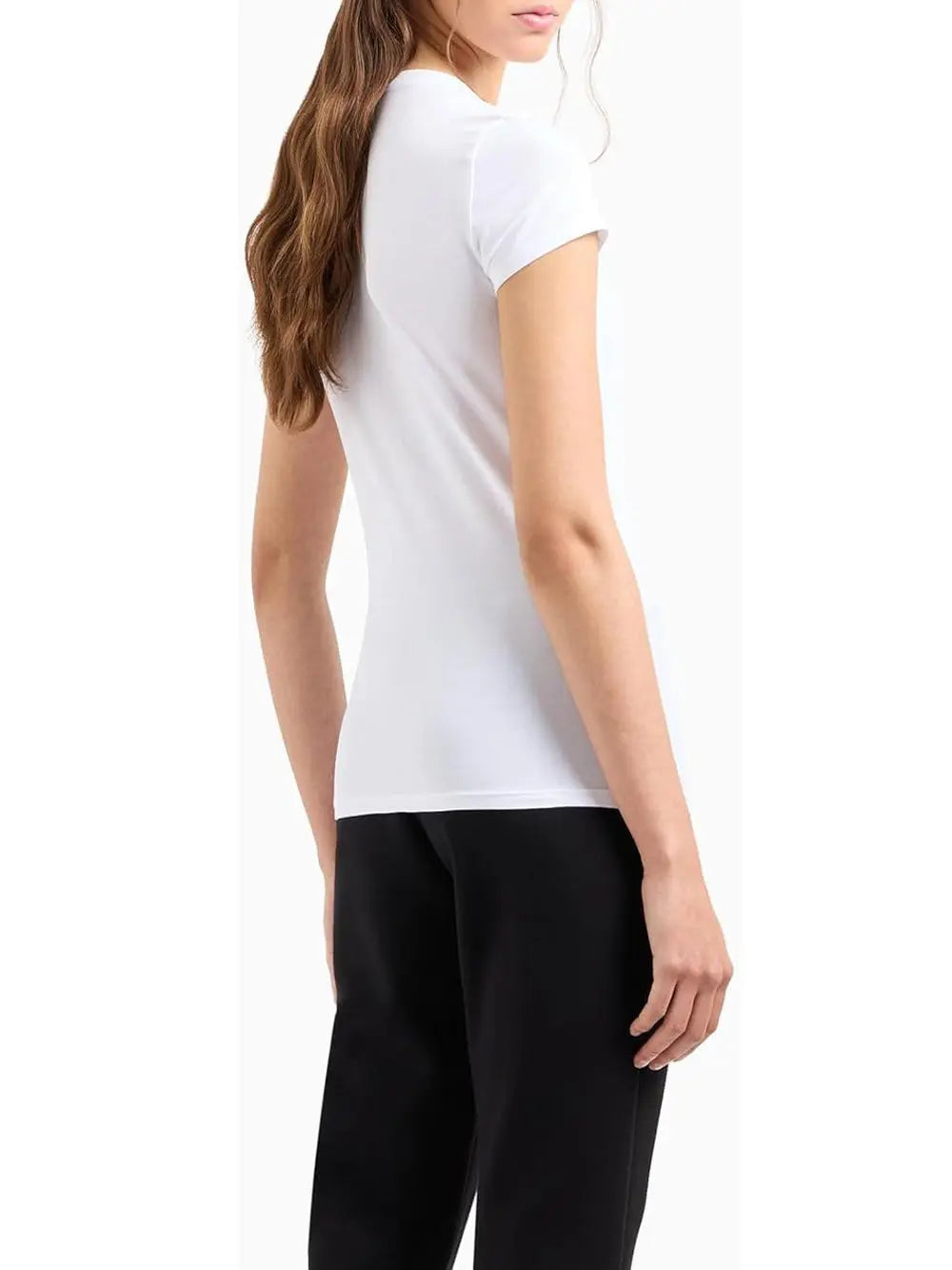 T-Shirt Armani Exchange Donna Bianco Armani Angolo dello Sport