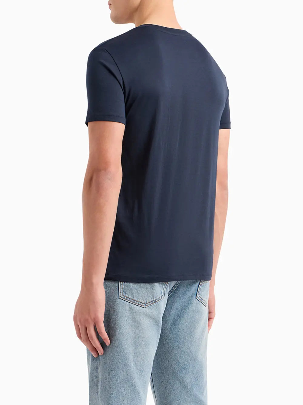 T-Shirt Armani Exchange Uomo - Blu