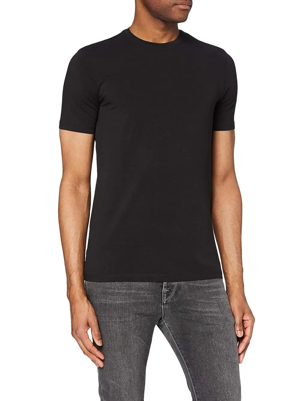 T-Shirt Armani Exchange Uomo Nero Armani Angolo dello Sport