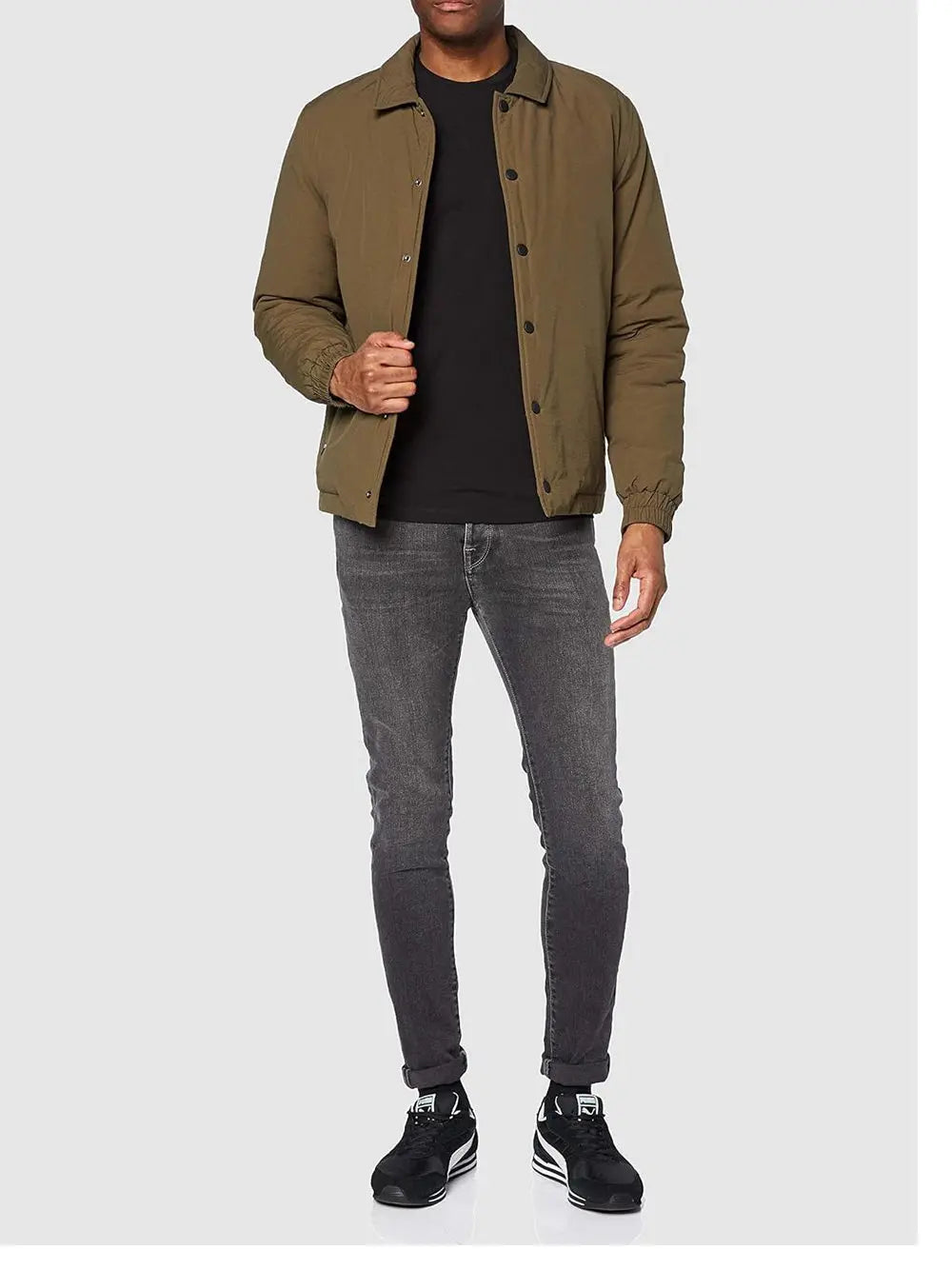 T-Shirt Armani Exchange Uomo Nero Armani Angolo dello Sport